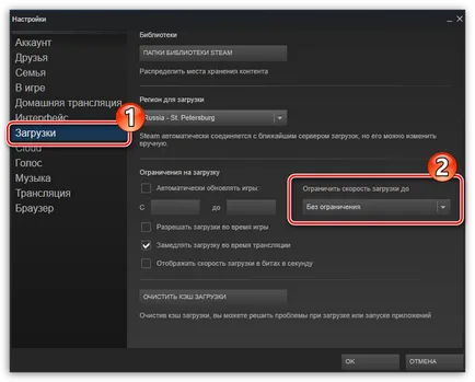 viteza de download lentă în abur cauzează probleme și soluții