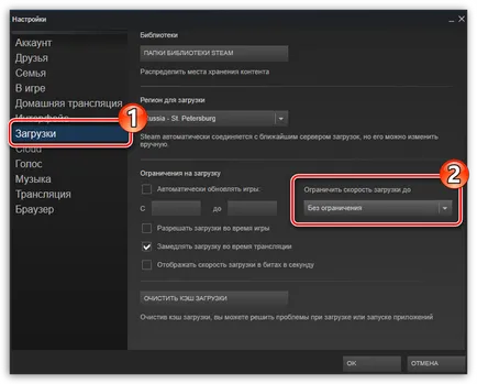 viteza de download lentă în abur cauzează probleme și soluții