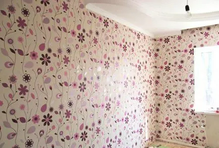Wallpaper cu flori în fotografie de interior, flori pe perete, maci mari, trandafiri, buchete mici de bujori albi, 3d