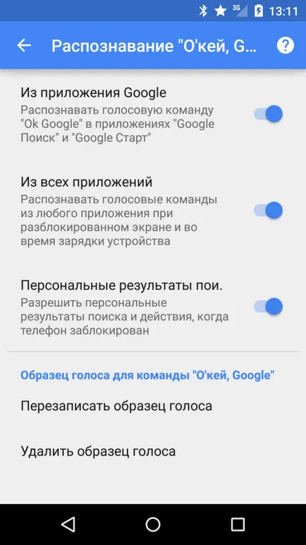 Ok Google, meg ... Leírás Voice Search Android