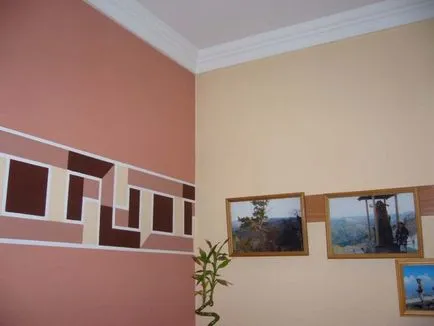 Festeni a falakat gradiens video-szerelési útmutató a kezüket, mint festeni durva ötletek,