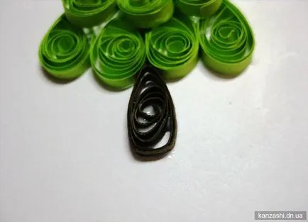 Kártyák Quilling technika születésnapját a saját kezével fotókkal