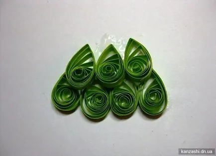 Kártyák Quilling technika születésnapját a saját kezével fotókkal