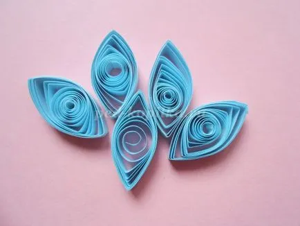 Kártyák Quilling technika születésnapját a saját kezével fotókkal