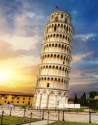Pisai ferde torony Olaszországban, ahol volt, hogyan lehet eljutni, fotó, utazók véleménye
