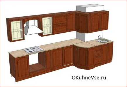 кухненски бокс с вентилационни канали