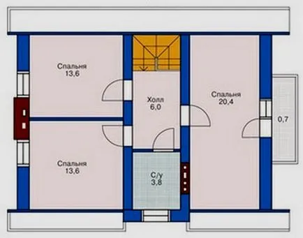 Planuri și desene pentru casa cu un etaj cu mansarda