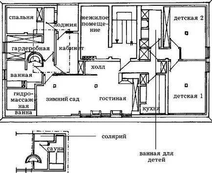 Planuri și desene pentru casa cu un etaj cu mansarda