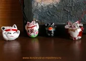 Cadou de suveniruri japonez pisica fericire și noroc Maneki-Neko mâinile proprii