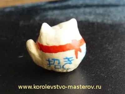 Cadou de suveniruri japonez pisica fericire și noroc Maneki-Neko mâinile proprii