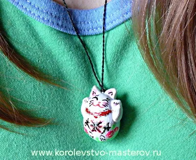 Souvenir подарък японски щастие и късмет котка Maneki-Neko собствените си ръце