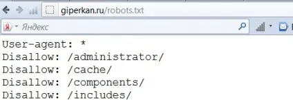 Як знайти robots txt