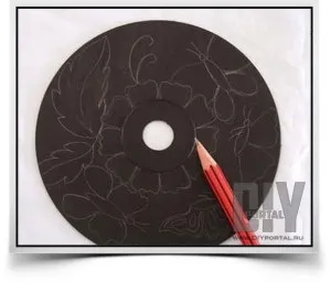 Малюнок на cd диску своїми руками, для любителів творити! (Саморобки) Малюнок на cd диску своїми руками, для любителів творити!