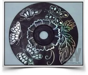 Малюнок на cd диску своїми руками, для любителів творити! (своїми руками) Малюнок на cd диску своїми руками, для любителів творити!