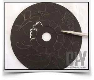 Малюнок на cd диску своїми руками, для любителів творити! (своїми руками) Малюнок на cd диску своїми руками, для любителів творити!