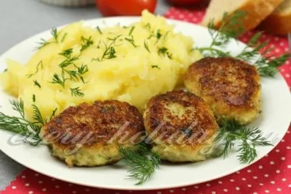 Рибні котлети з сиром, рецепт дуже смачний (зелень) Рибні котлети з сиром, рецепт дуже смачний