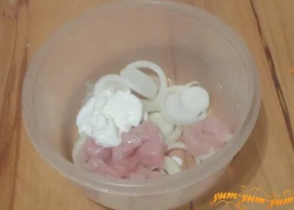 Рецепт тушкованою цвітної капусти з куркою (кольоровий) Рецепт тушкованою цвітної капусти з куркою