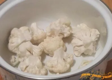 Рецепт тушкованою цвітної капусти з куркою (капусти) Рецепт тушкованою цвітної капусти з куркою