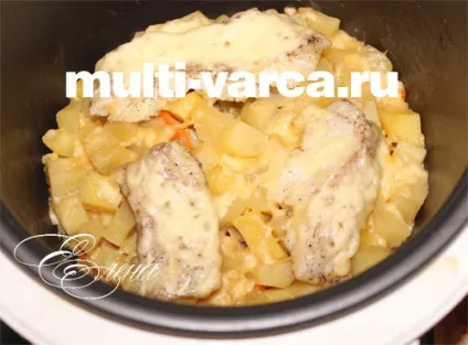 Риба тріска з картоплею в мультиварці (мультиварці) Риба тріска з картоплею в мультиварці