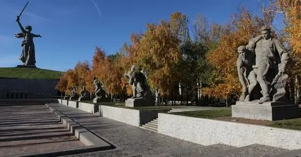 За местата на военната слава в Волгоград