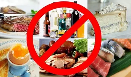 Engedélyezett termékeket köszvény és milyen ételeket nem köszvény kezelésére