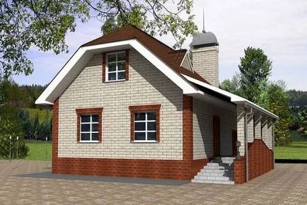 Проекти за едноетажни къщи с тавански 1