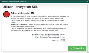 Transzparens üzemmód, Artica proxy