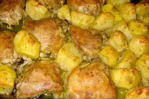 Recept csirke burgonyával bedryshek