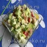 Салат з помідорів і цибулі