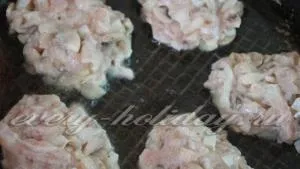 Рубані котлети з курки з грибами (грибами) Рубані котлети з курки з грибами