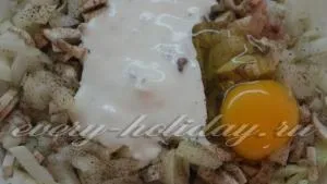 Рубані котлети з курки з грибами (грибами) Рубані котлети з курки з грибами