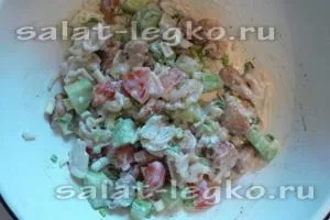 Салат з макаронами і куркою, рецепт (макаронами) Салат з макаронами і куркою, рецепт