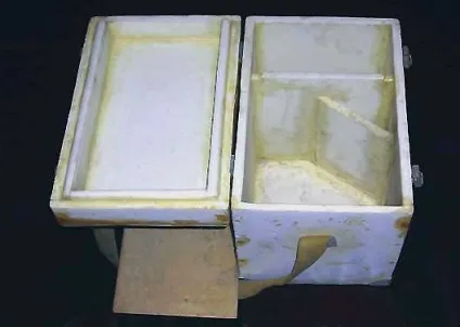 Саморобний ящик для зимової риболовлі (пінопластовий) Саморобний ящик для зимової риболовлі