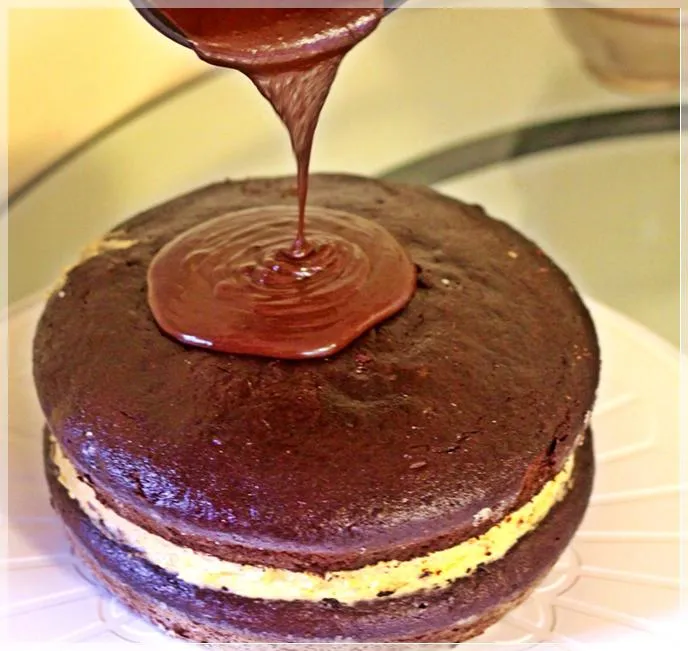 Торта с шоколад Глазура рецепти и украса