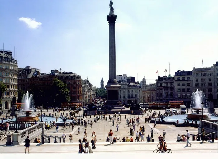 Trafalgar Square, London (Trafalgar Square) - a történelem fotó oldalak