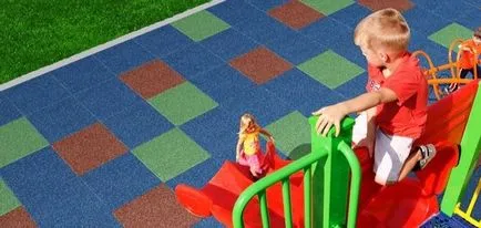 Изборът покритие за детска площадка