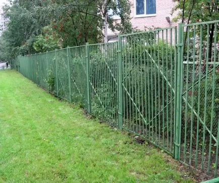 Височината на оградата според закона (SNP), това, което е оптималният размер трябва да бъде ограден в детска градина,