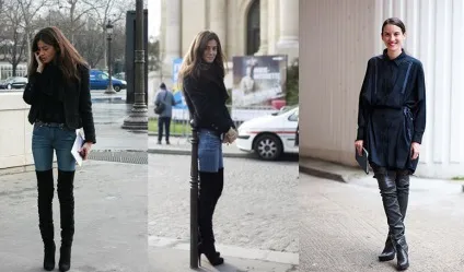 З чим носити чоботи, фото