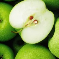Ябълките кърменето, зелено, червено, и печени