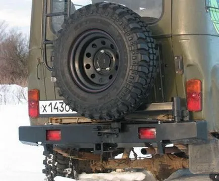 Puterea din spate a barei de protecție UAZ-469, UAZ Hunter