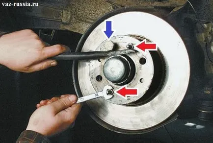 Подмяна на предния спирачния диск на ВАЗ-2101, 2107