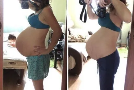 Belly képek a szülés előtt, a születés előtt
