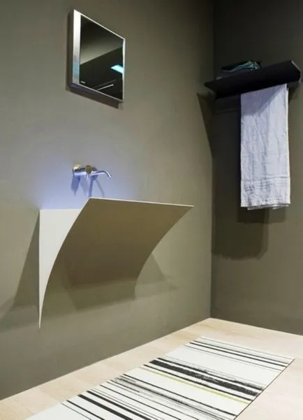 12 Szokatlan süllyed a fürdőszobában - Photo Interior Design