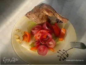 Бързо печено пиле със зеленчуци рецепта 👌 със снимки стъпка по стъпка, ние ядем готварските рецепти от Julia