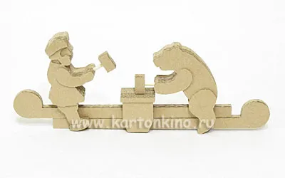 Bogorodskaya játék - kovácsok karton verzió