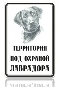 Широкий асортимент табличок - обережно! Зла собака, таблички з породами собак і інші
