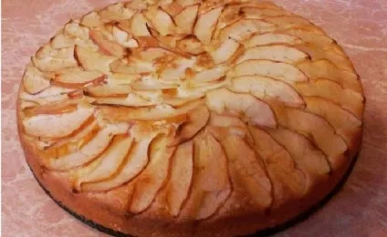 Шарлотка з яблуками пишна в духовці (яблуками) Шарлотка з яблуками пишна в духовці