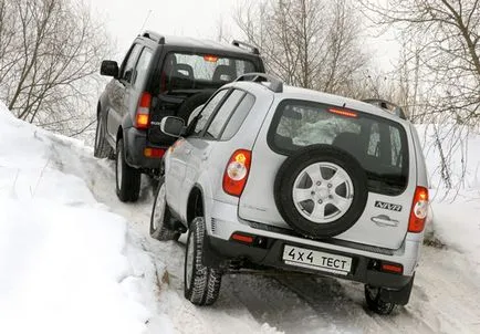 Chevrolet Niva și Jimny suzuki concurenți informale