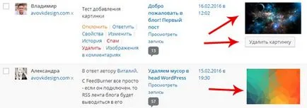 Comentariu imagini reîncărcate - inserați comentariu imagine pentru WordPress