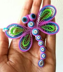 Do libelule Parkhaev și benzi de hârtie tehnica quilling